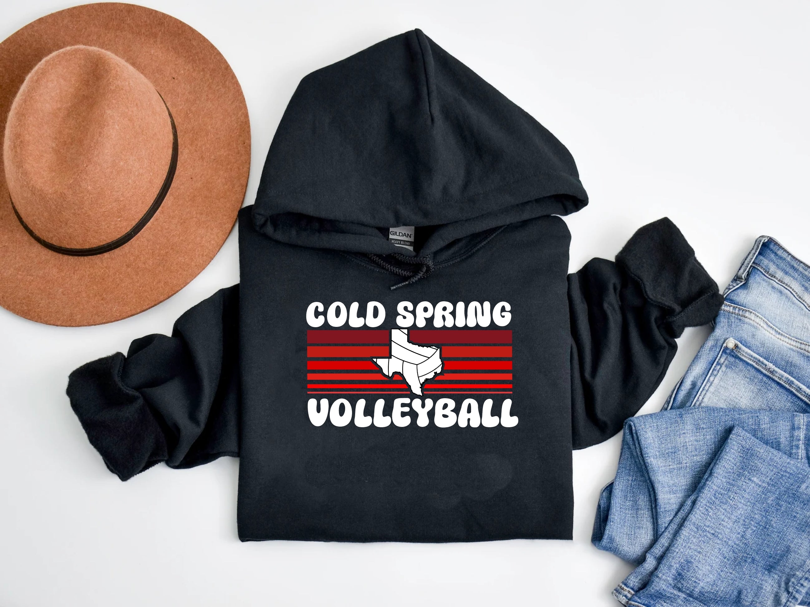Coldspring Volleyball Hoodie Creekwata Co.
