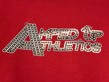 Load image into Gallery viewer, Amped Up Athletics Inside Bling Red Tee
