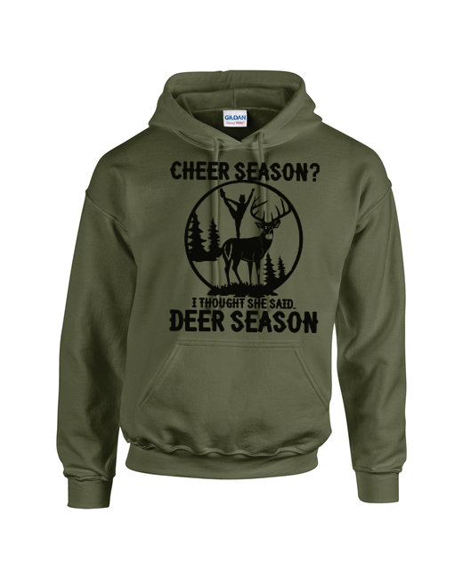 Cheer Season/Deer Season Hoodie