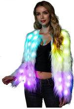 Load image into Gallery viewer, Light Up Fur Jacket
